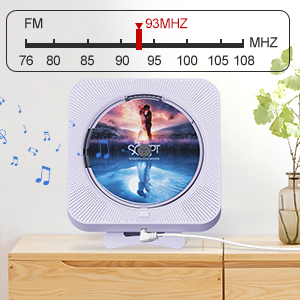 CD player with frequency modulation