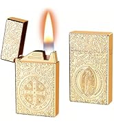 NINSI Smart Kerosene Lighter - 4 Ignition Modes (Voice/Gravity/Airflow/Tap), Loud Click & Soft Fl...