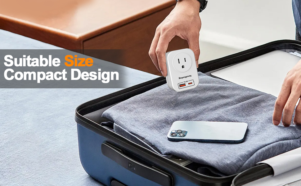 Worldwide Power Converter Plug Combo