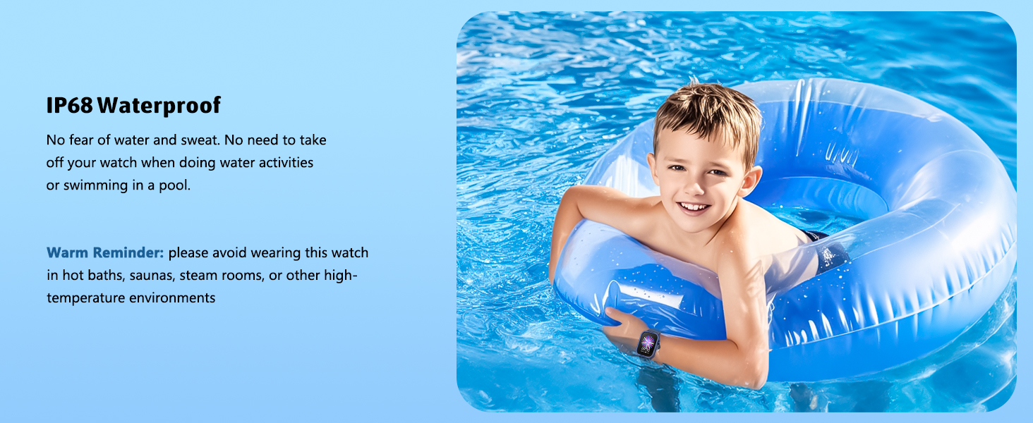 watch for kids with waterproof