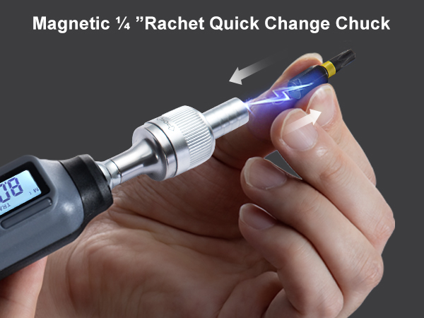magnetic rachet torque screwdriver