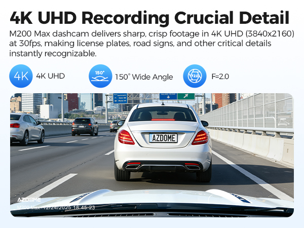 4K dash cam