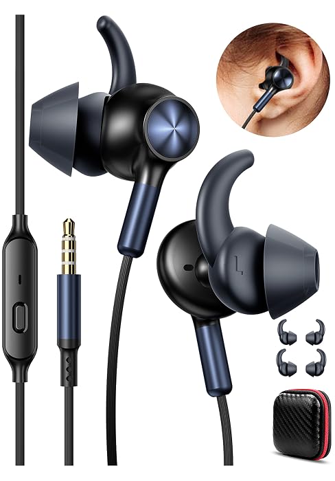 sport wired headphones