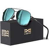 LUENX Aviator Sunglasses for Men Women Polarized - UV400 Protection, Stylish Shades 59 MM, Drivin...