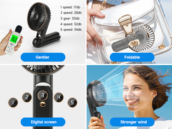 small handheld fan portable hand fan handheld mini fan rechargeable handheld fan