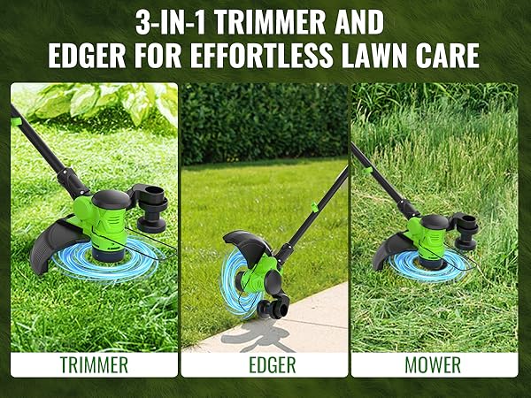 battery operated weed wacker cordless cordless string trimmer
