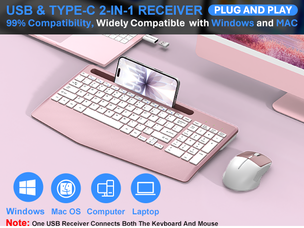 ergonomic keyboard and mouse
