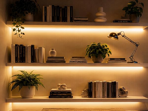 Warm White Motion Sensor LED Strip Lights