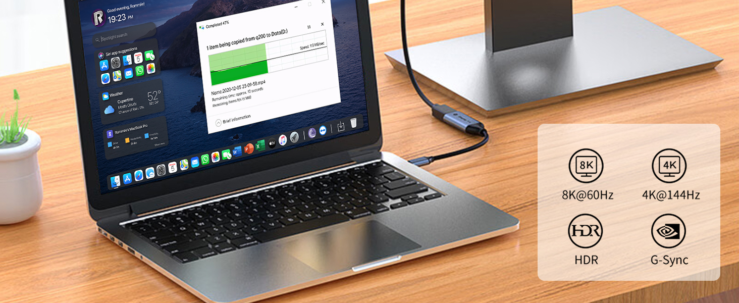 Thunderbolt 4/3 to DisplayPort Converter