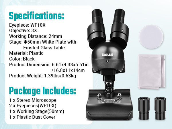 Mounted Binocular Stereo Microscope