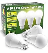 UNILAMPRO Grow Light Bulbs, Full Spectrum Light Bulb, A19 Grow Light Bulb, Plant Grow Light Bulbs...
