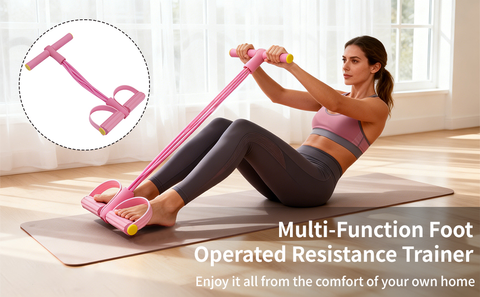 multi functional pedal resistance band