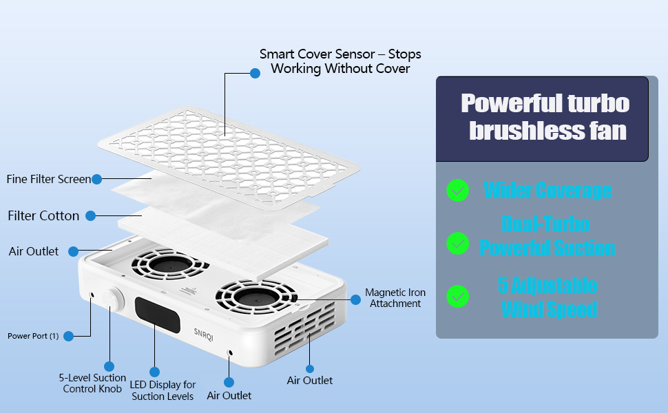 nail dust collector quiet