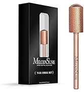 MelodySusie Safety Nail Drill Bits, 3/32'' Smooth Round Top Large Barrel Carbide Bits, Suitable f...