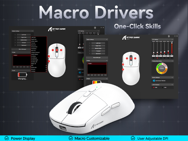 BT/2.4G Wireless/Wired Gaming Mouse, 26000 DPI, X3 Upgraded Office Mice for Win11/Xbox/PS/Mac