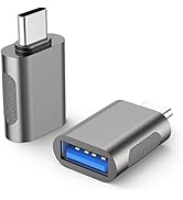 URELEGAN USB C to USB Adapter 2-Pack, Type C Male to USB 3.0 Female Adapter OTG Converter Compati...