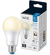 WiZ Connected Soft White 60W A19 Smart WiFi Light Bulb, Dimmable 2700K, Compatible with Alexa and...