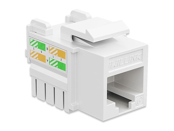 Iwillink RJ45 CAT6 keystone Jack White