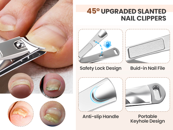45° Upgraded Slanted Nail Clippers