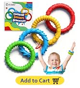 Chew Bracelet for Sensory Kids 4 Pack, Fidget Bracelet for Kids Toddler with Autism ADHD ...