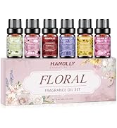 Floral Essential Oils Set - Premium Fragrance Oil for Diffusers, Candle Making, Humidifier 6x10ML...