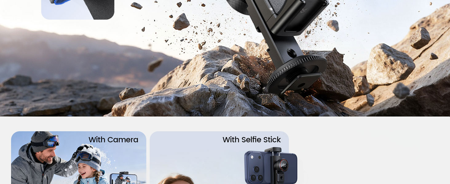 phone holder for tripod