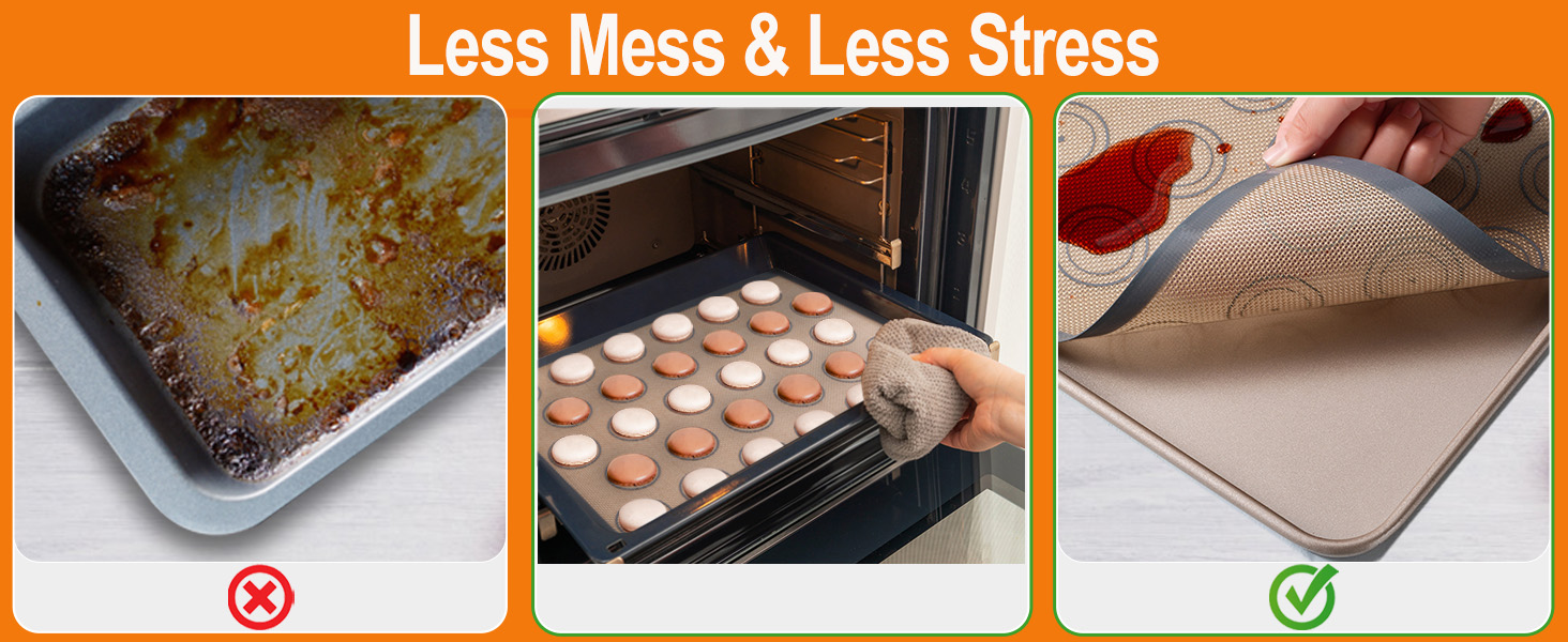 Non-stick baking mat