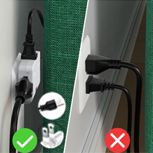 white rotatable socket converter