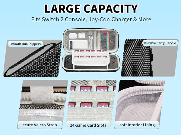 switch 2 case,nintendo switch 2 case,switch 2 carrying case,nintendo switch 2 carrying case