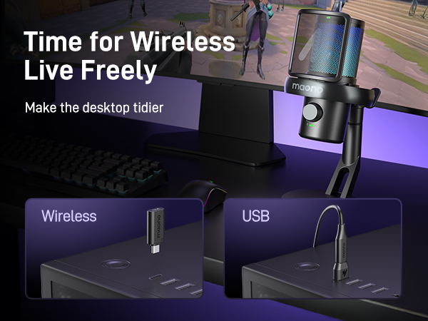 Wireless Gaming Microphone