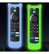 2 Packs Protective Remote Cover Case, Silicone Sleeve Remote Control Cover Glow in The Dark with ...