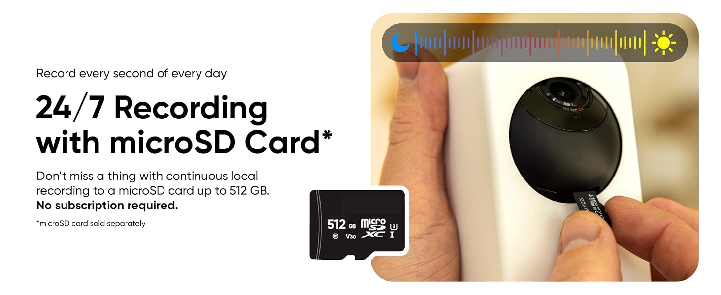 Wyze Indoor Cam Pan microSD Card Local Recording
