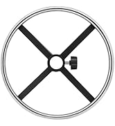 LIMKOMES Metal Chrome Foot Rest Foot Ring 15.74 inches Diameter for Drafting Chair Office Stool S...