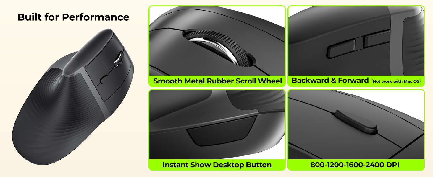 ergonomic vertical mouse rechargeable ergo mouse vertical mice wireless