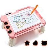 AiTuiTui Magnetic Drawing Board Toddler Toys with Legs for Girls, Color Sketch Writing Scribble D...