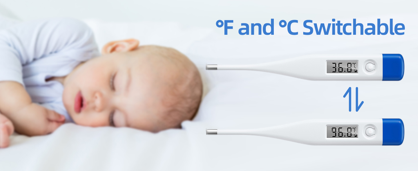 Digital Oral Thermometer for Fever