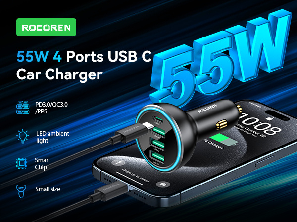 usb c car charger