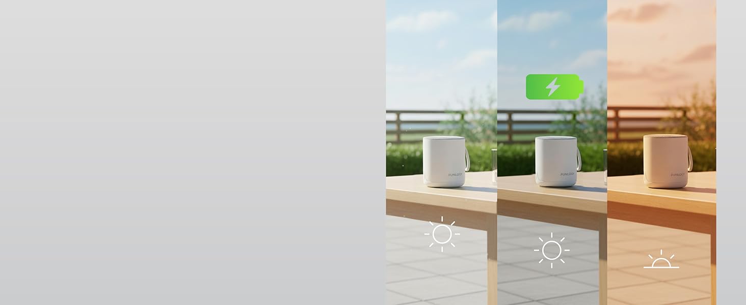 FUNLOGY Portable Mini2 From Sunrise to Sunset.