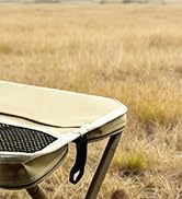 MealFlow Pro Portable Foldable Backpack Stool, Pocket Chair Camping Fishing Stool, Mini Outdoor C...