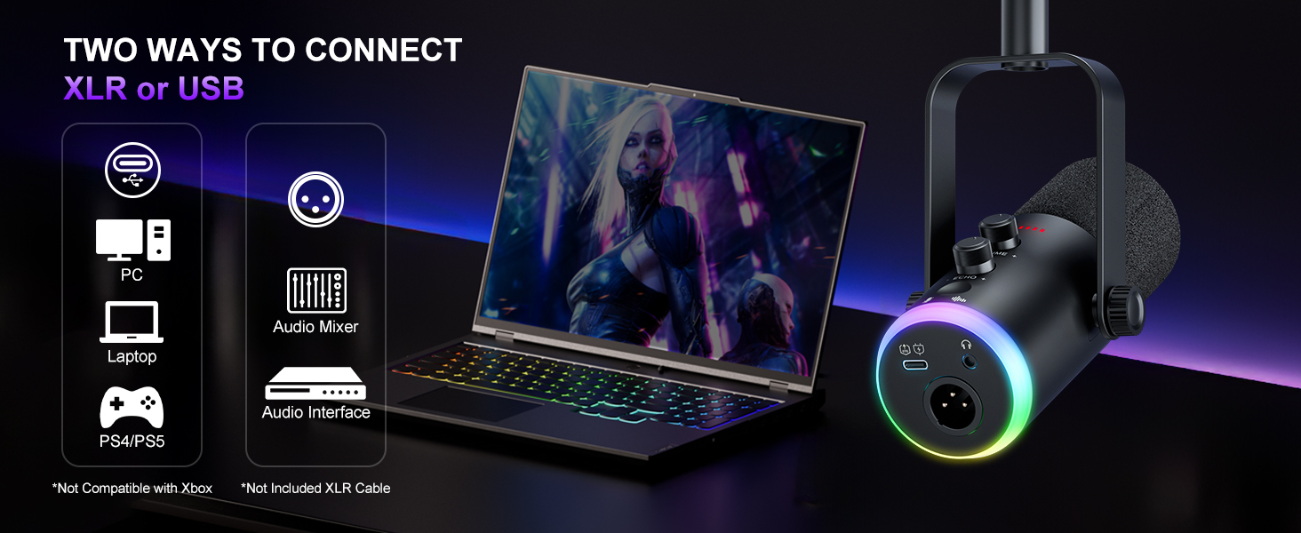 Dynamic Gaming Microphone