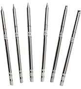FEITA Soldering Iron Tips T12 Electrical Solder Tip Kits for Micro Electric Soldering Station, Sm...