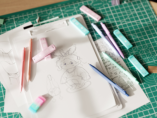 Cute Mechanical Pencil Set 0.5 0.7 mm 0.5mm 0.7mm