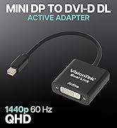 VisionTek Mini DisplayPort to Dual Link DVI-D Active Adapter (M/F) - 900640