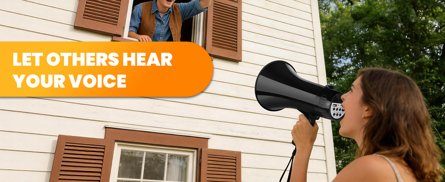 Rechargeable Megaphone