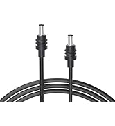 Steinwhale DC to DC Power Cable Cord 19AWG for Starlink Mini 2M/6.5FT, Waterproof Barrel Jack, He...