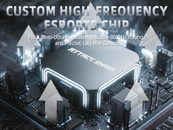 ATTACK SHARK R68 HE 60% Wired Rapid Trigger 8K Mechanical RGB Gaming Keyboard with 0.005mm Accuracy