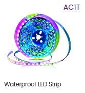 Muzata 16.4FT/5M 96LEDs/m High Density RGB LED Strip Light Waterproof Strip Spotless Channel U108...