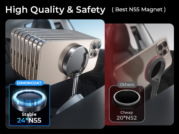 Vacuum Magnetic Phone Holder