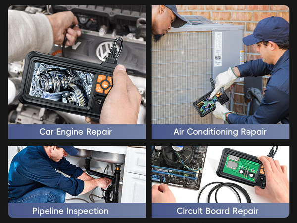 borescope camera with light