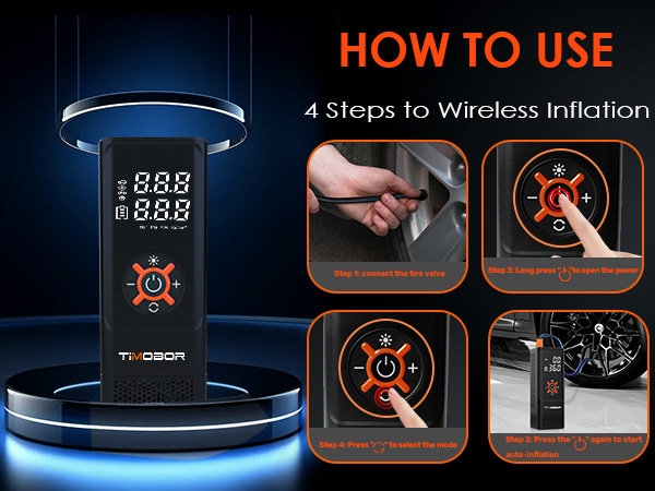 Portable Tire Inflator Air Compressor